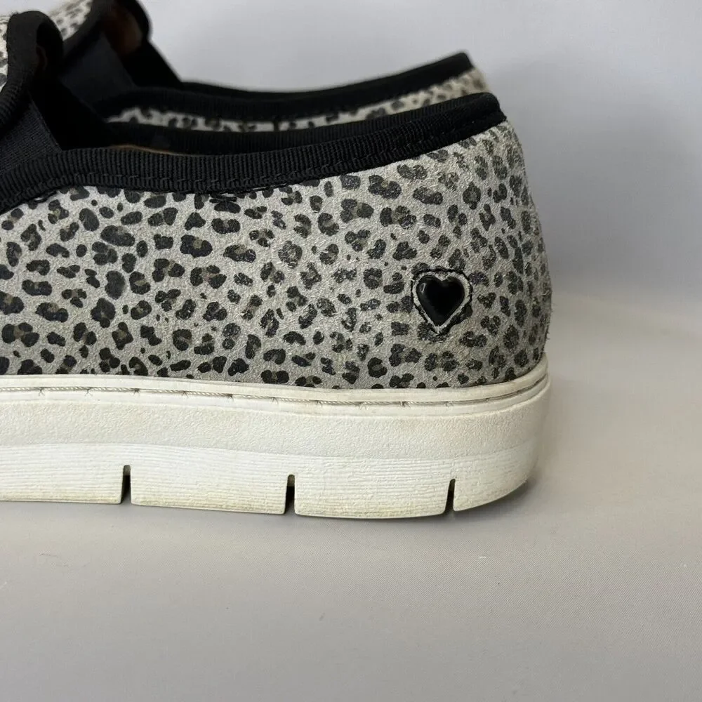 Nurse Mates Adela Womens Shoes Size 7 M Leopard Print‎ Slip Resistant Slip On
